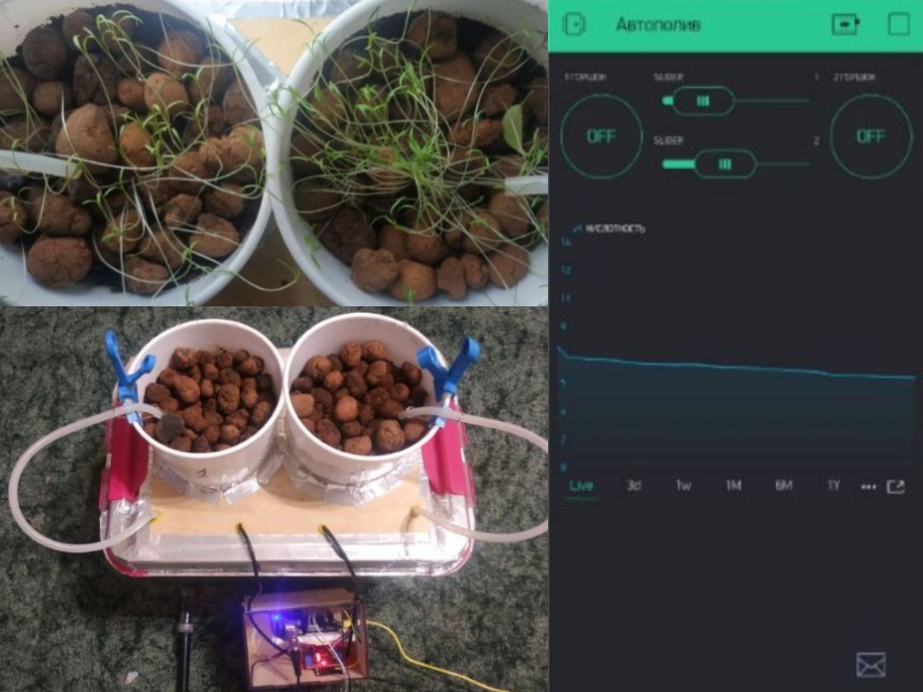 Автополив по технологии NFT